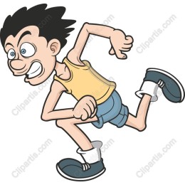 Energetic Running Character
