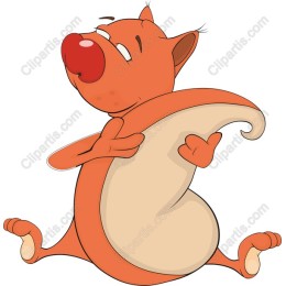 Cheerful Cartoon Character