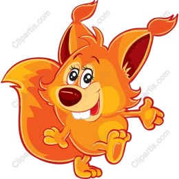 Charming Orange Squirrel