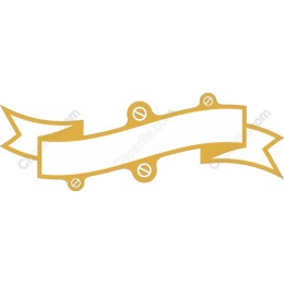 Elegant Golden Ribbon Banner