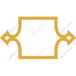 Elegant Golden Decorative Frame