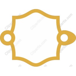 Gold Decorative Label
