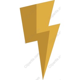 Golden Lightning Bolt