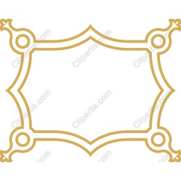 Elegant Vintage Golden Frame