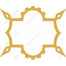 Elegant Vintage Frame in Gold