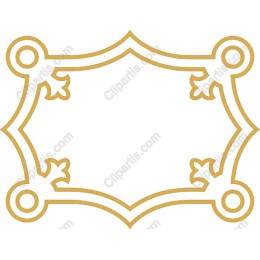 Elegant Gold Ornamental Frame