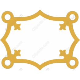 Elegant Vintage Golden Decorative Frame