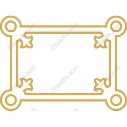 Elegant Ornate Golden Frame