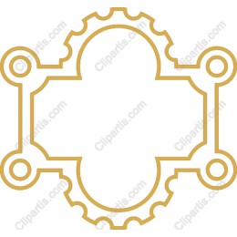 Gear-Shaped Frame