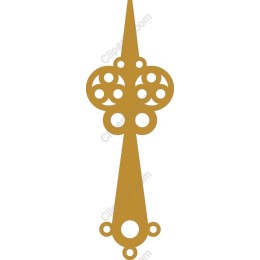 Elegant Golden Ornamental