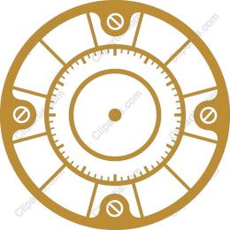 Gold Circular Gauge