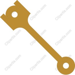 Gold Car Key