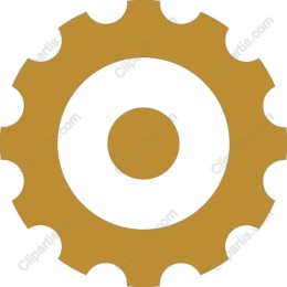 Stylized Gear Icon