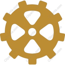 Golden Gear Wheel