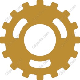 Stylish Gear Icon