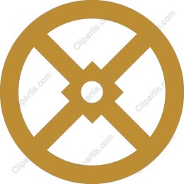 Geometric Elegance: Gold Circle