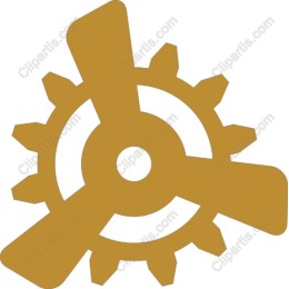 Golden Gear Propeller