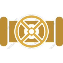 Gold Geometric Emblem