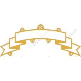 Gold Decorative Banner
