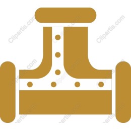 Stylized Pipe Fitting