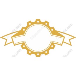 Vintage Gold Badge