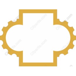 Stylish Gear-Shaped Frame
