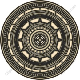 Intricate Geometric Circular
