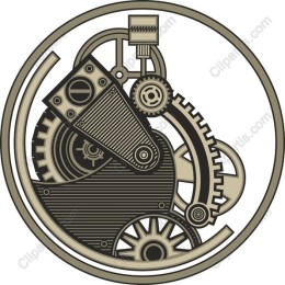 Intricate Mechanical Gear