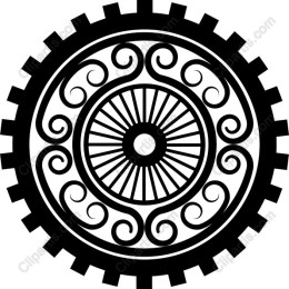 Elegant Circular Ornament