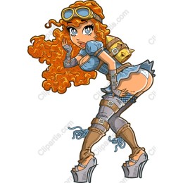 Charming Steampunk Heroine