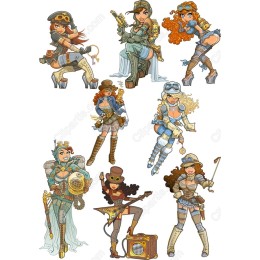 Steampunk Girls Bundle