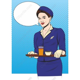 Vintage Flight Attendant
