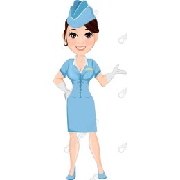 Charming Flight Attendant
