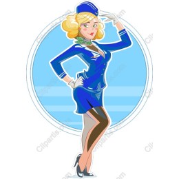 Vintage Flight Attendant