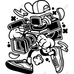 Vibrant Filmmaker in Action