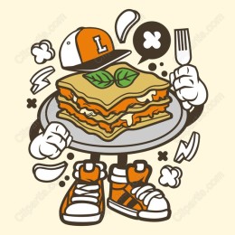 Sassy Lasagna Mascot