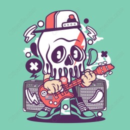 Rock & Roll Skull