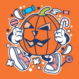 Halloween Mischief Pumpkin