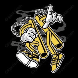 Yellow Nunchucks