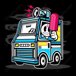 Whimsical Ice Cream Truck