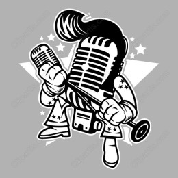 Retro Rock 'n' Roll Performer