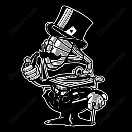 Vintage Phonograph Character