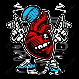 Edgy Heart Character