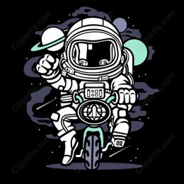 Cosmic Adventure: Astronaut Bike