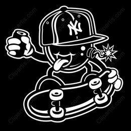 Urban Skateboard Character