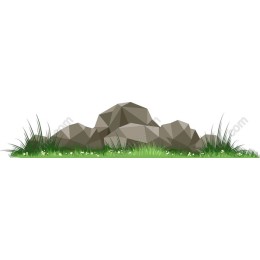 Rocky Outcrop with Grass