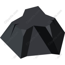 Abstract Black Rock