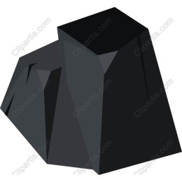 Stylized Black Rock