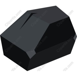 Black Geometric Stone