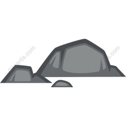 Stylized Gray Rocks